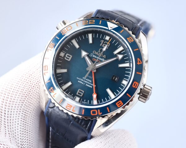 best replica luxury Omega watches Men's high quality imitation Seamaster Planet Ocean 582439565 - Image 2