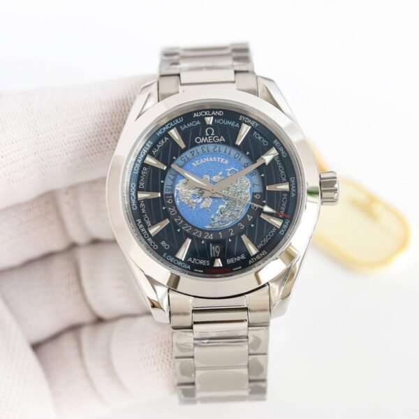 best replica luxury Omega watches Men's high quality imitation Seamaster Planet Ocean 1072065189 - Image 2