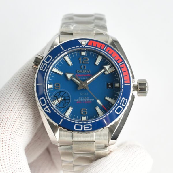 best replica luxury Omega watches Men's high quality imitation Seamaster Planet Ocean 1071780563 - Image 2