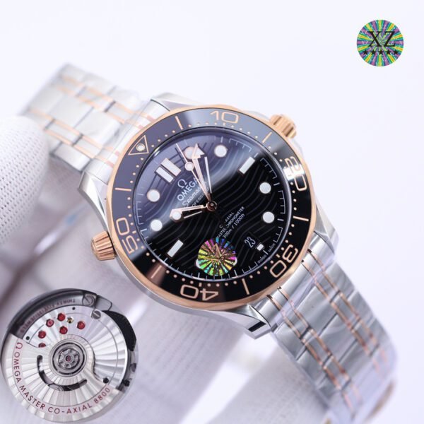 best replica luxury Omega watches Men's high quality imitation Seamaster Planet Ocean 1042481702 - Image 2