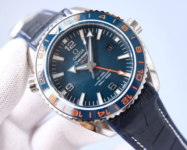 best replica luxury Omega watches Men's high quality imitation Seamaster Planet Ocean 582439565 - Image 3