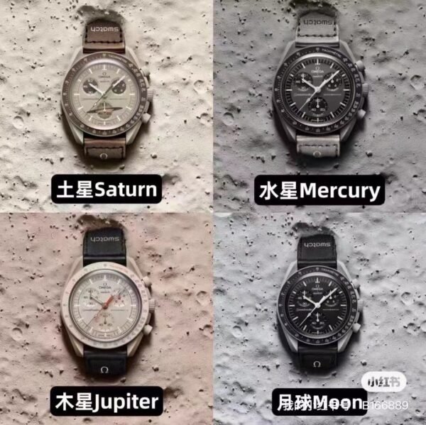 best replica luxury Omega watches Unisex high quality imitation MoonSwatch 619151173 - Image 3