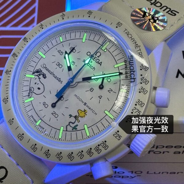 best replica luxury Omega watches Unisex high quality imitation MoonSwatch 1045185361 - Image 3