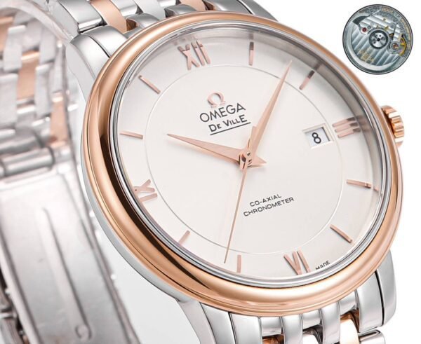 best replica luxury Omega watches Men high quality imitation De Ville Prestige 1072065428 - Image 3