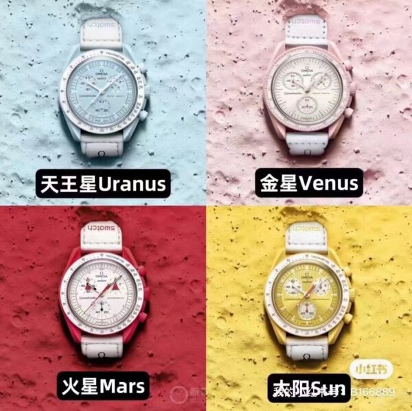 best replica luxury Omega watches Unisex high quality imitation MoonSwatch 619151173 - Image 4