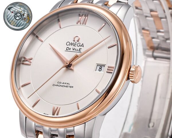 best replica luxury Omega watches Men high quality imitation De Ville Prestige 1072065428 - Image 4