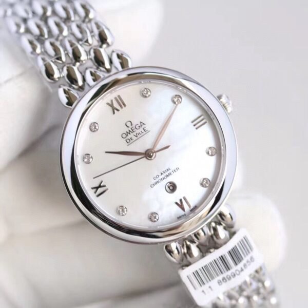 best replica luxury Omega watches Women high quality imitation De Ville Prestige 848028501 - Image 4