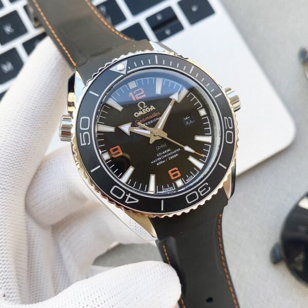 best replica luxury Omega watches Men's high quality imitation Seamaster Planet Ocean 608669264 - Image 4