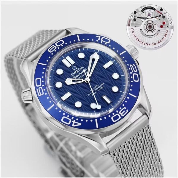 best replica luxury Omega watches Men high quality imitation Seamaster Diver 1075159490 - Image 4