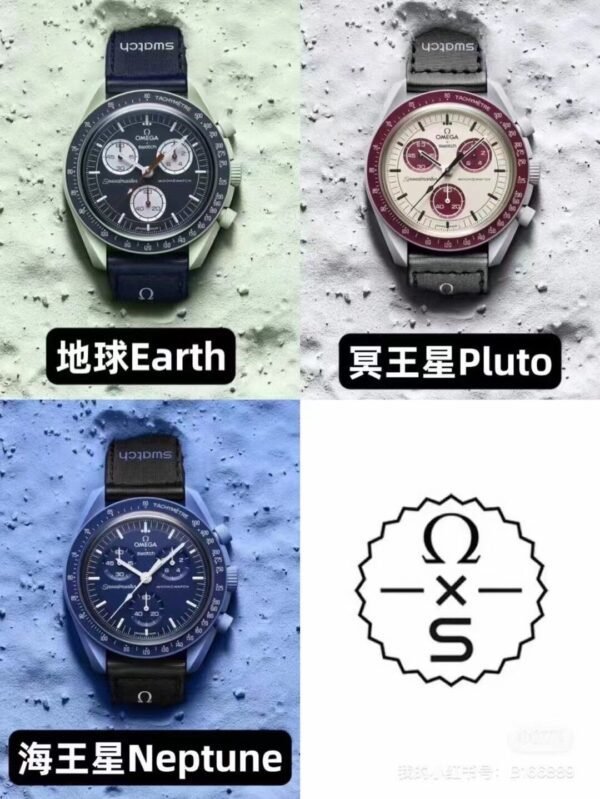 best replica luxury Omega watches Unisex high quality imitation MoonSwatch 619151173 - Image 5