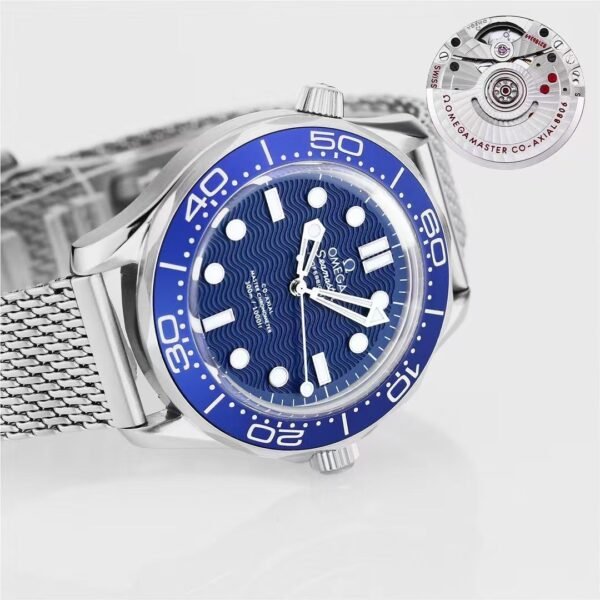 best replica luxury Omega watches Men high quality imitation Seamaster Diver 1075159490 - Image 5