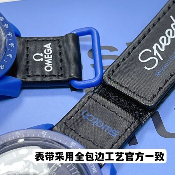 best replica luxury Omega watches Unisex high quality imitation MoonSwatch 1045185196 - Image 7