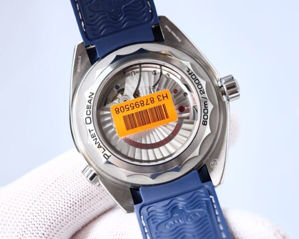 best replica luxury Omega watches Men's high quality imitation Seamaster Planet Ocean 582439565 - Image 9