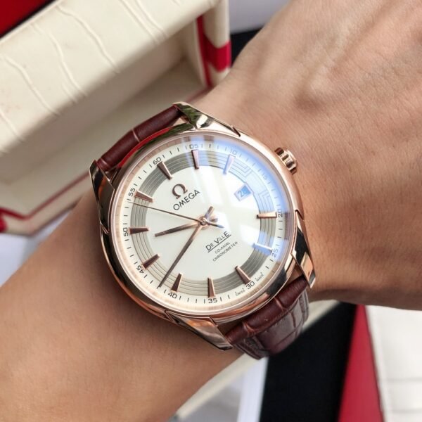 best replica luxury Omega watches Men high quality imitation De Ville Prestige 575785534 - Image 9